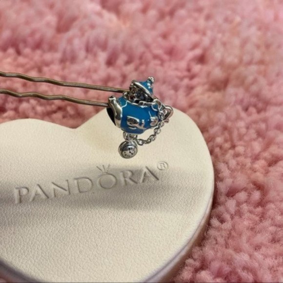 SALE!!! Alice Unbirthday Party Teapot Charm - Picture 1 of 5